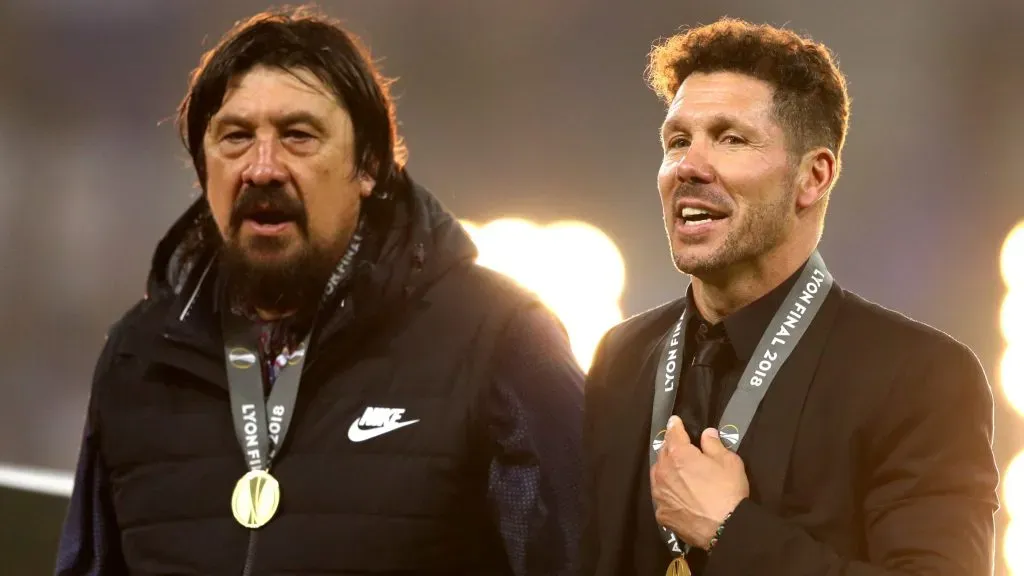 Germán Burgos se diferenció de Diego Simeone. Getty Images.