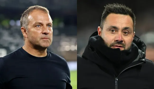 Hansi Flick y Roberto De Zerbi, nombres que ganan fuerza para reemplazar a Xavi en Barcelona: Getty Images