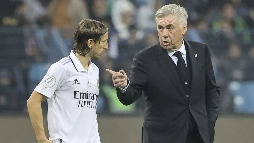 Carlo Ancelotti quiere a Luka Modric en su cuerpo técnico. Getty Images.