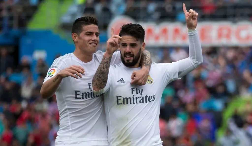 James Rodríguez e Isco, ya superados por Bellingham en Real Madrid: Getty Images