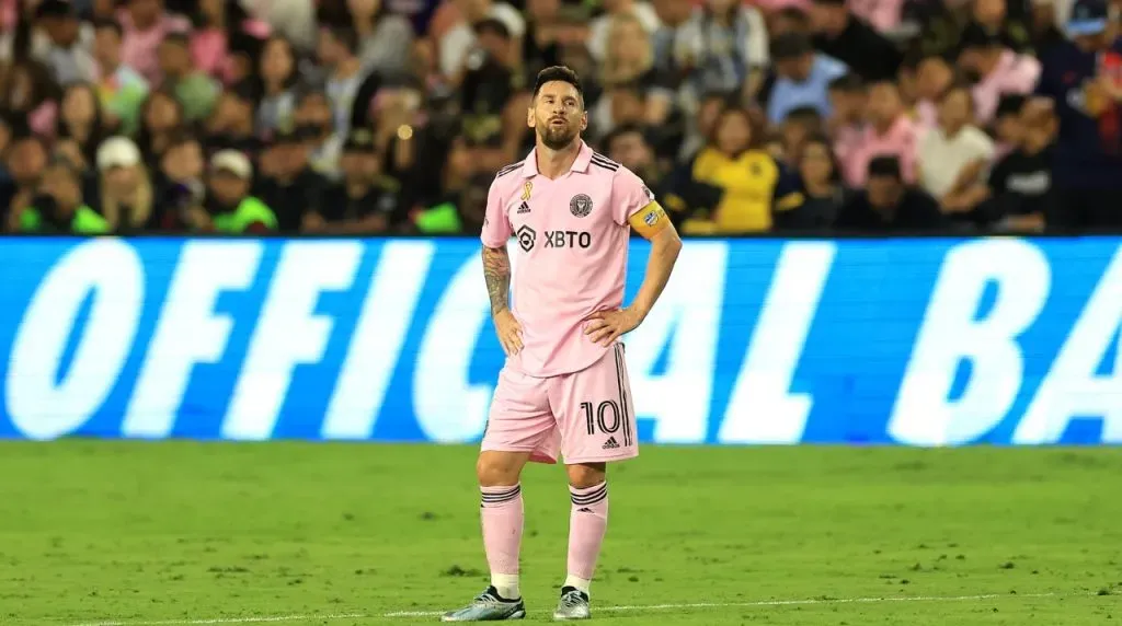 Messi jugó en Los Ángeles ante más de 21.000 fans. (Foto: Getty Images)