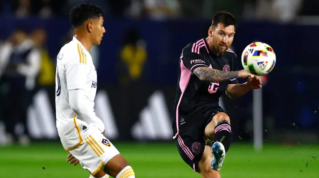 Messi en Inter Miami vs. Los Angeles Galaxy. (Foto: Getty Images)