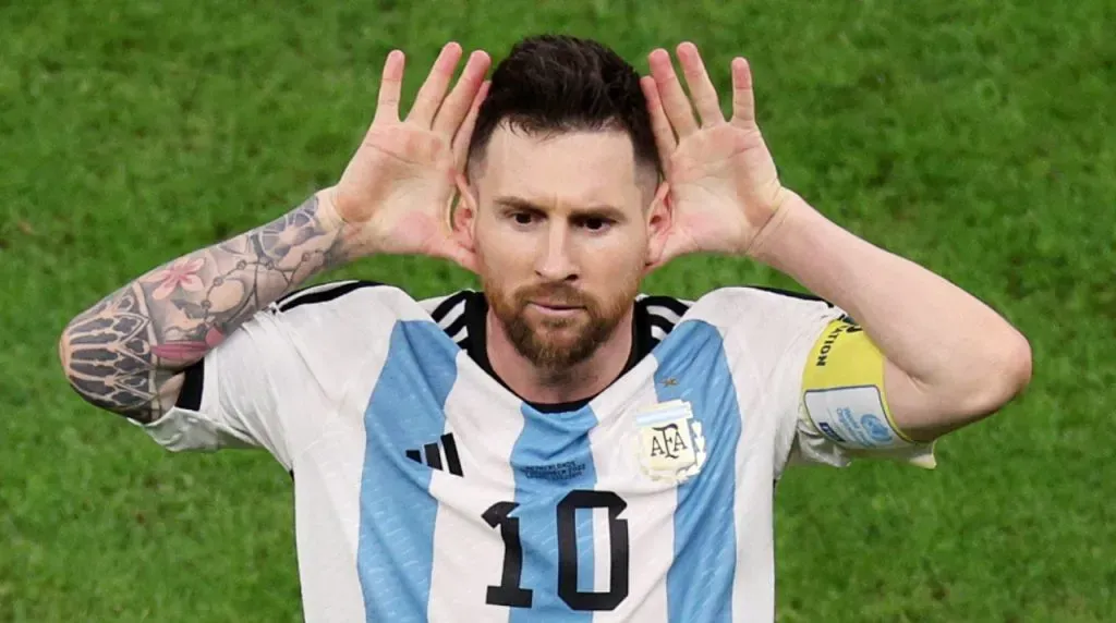 Messi marcó el 2 a 0 parcial en Argentina vs Países Bajos. (Foto: Getty Images)