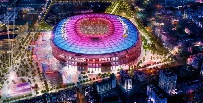 Así quedaría por fuera el Nuevo Camp Nou. FCBarcelona.es.