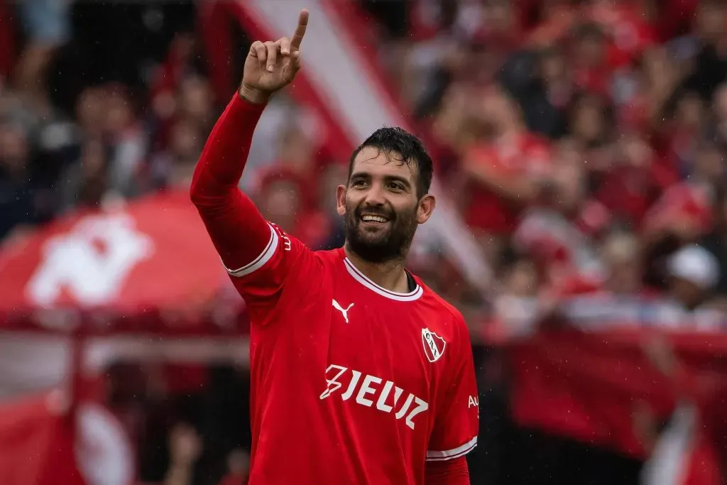 Martín Cauteruccio jugando en Independiente. (Foto: IMAGO).