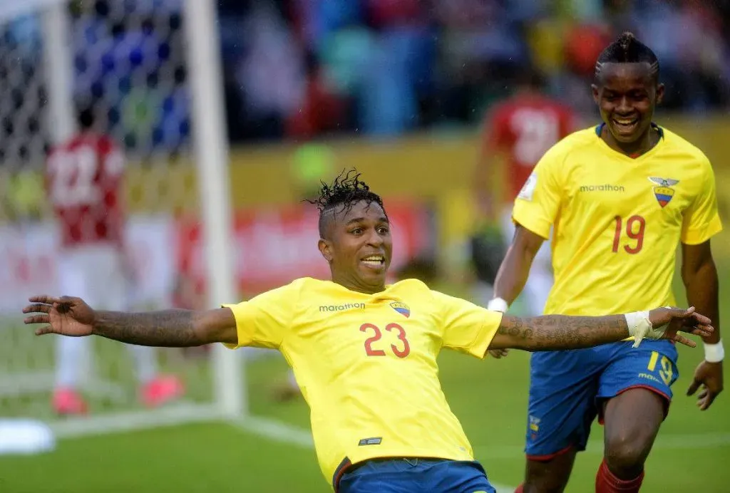 Miller Bolaños llegó incluso a la Selección de Ecuador. Foto: Getty.