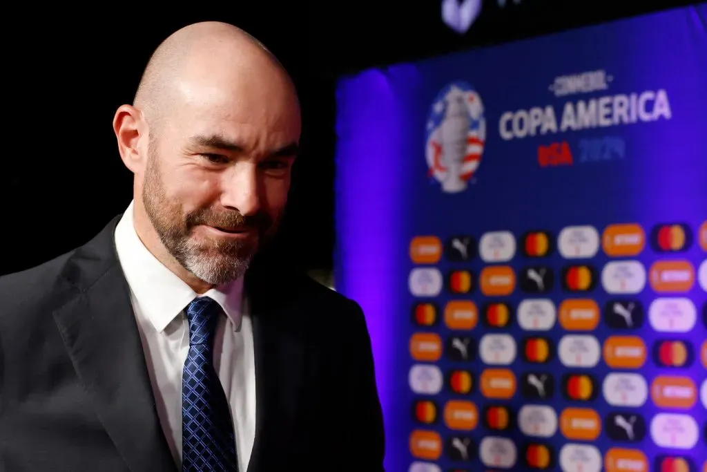 Félix Sánchez Bas fue invitado al sorteo de la Copa América 2024. Foto: Getty.