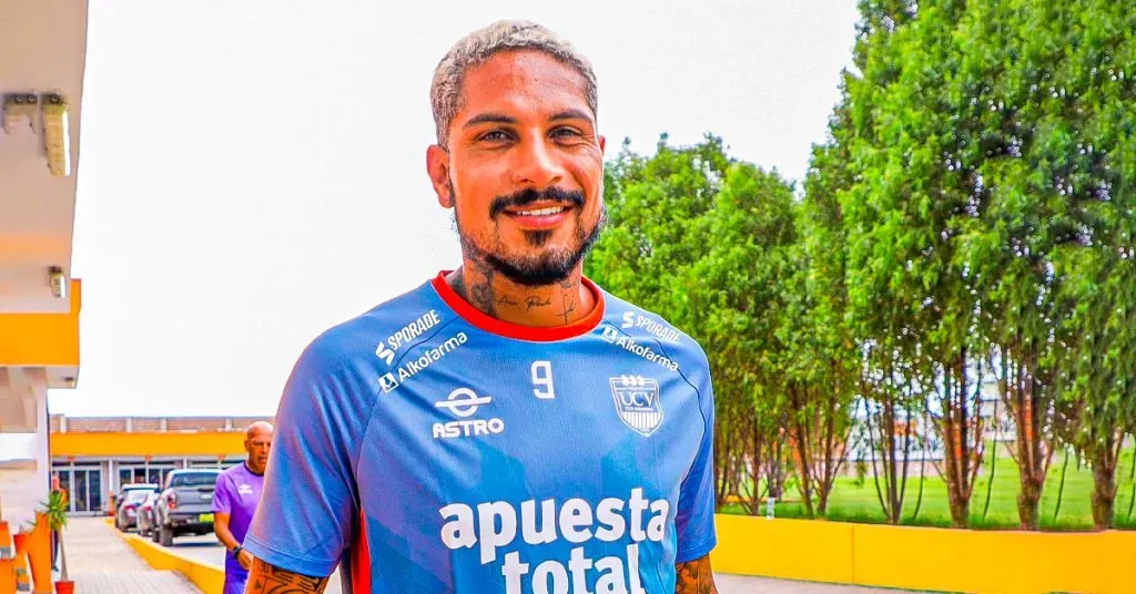 Guerrero entrenando con Vallejo. (Foto: César Vallejo Prensa)