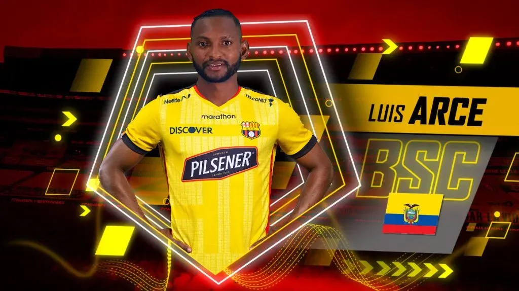 Arce apenas estuvo un año en Barcelona SC. (Foto: @BarcelonaSC)
