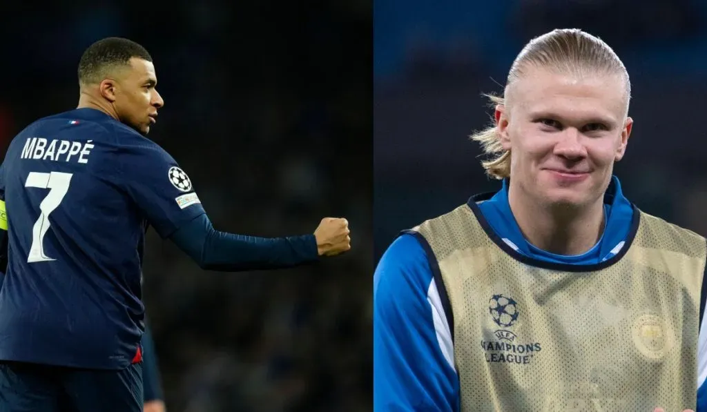 Kylian Mbappé y Erling Haaland, detrás de Vinicius en las últimas tres Champions: IMAGO