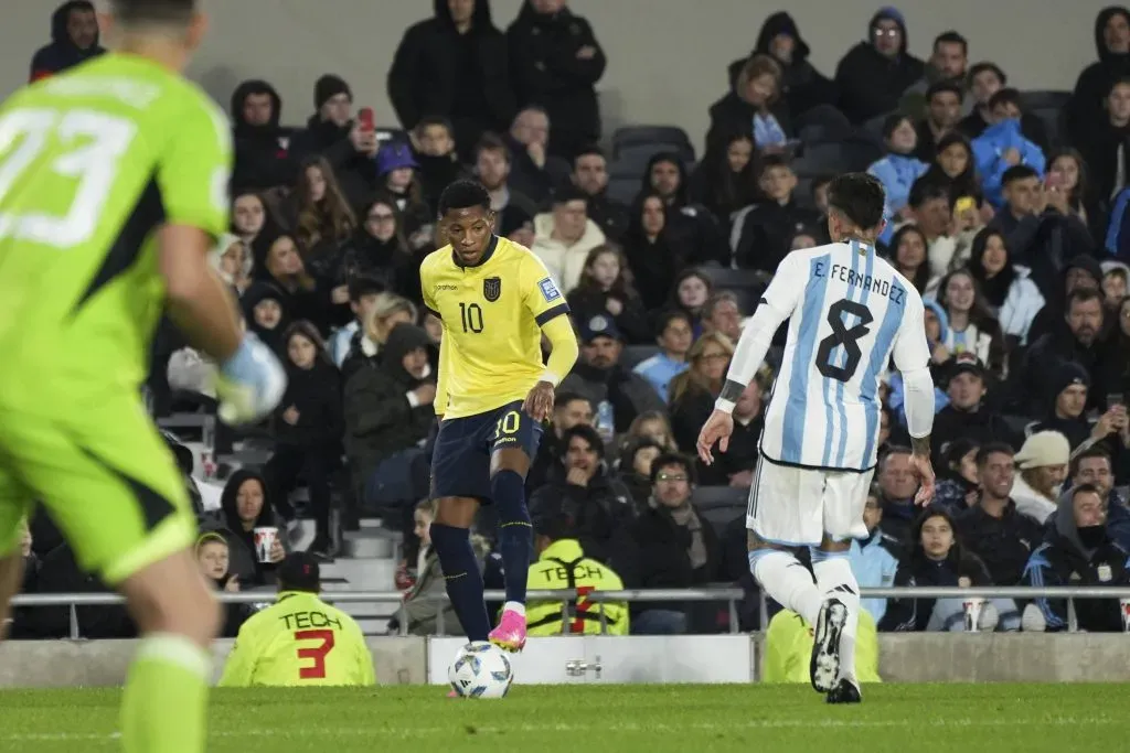 Gonzalo Plata fue titular en el comienzo de la Eliminatoria con Argentina. (Foto: IMAGO)