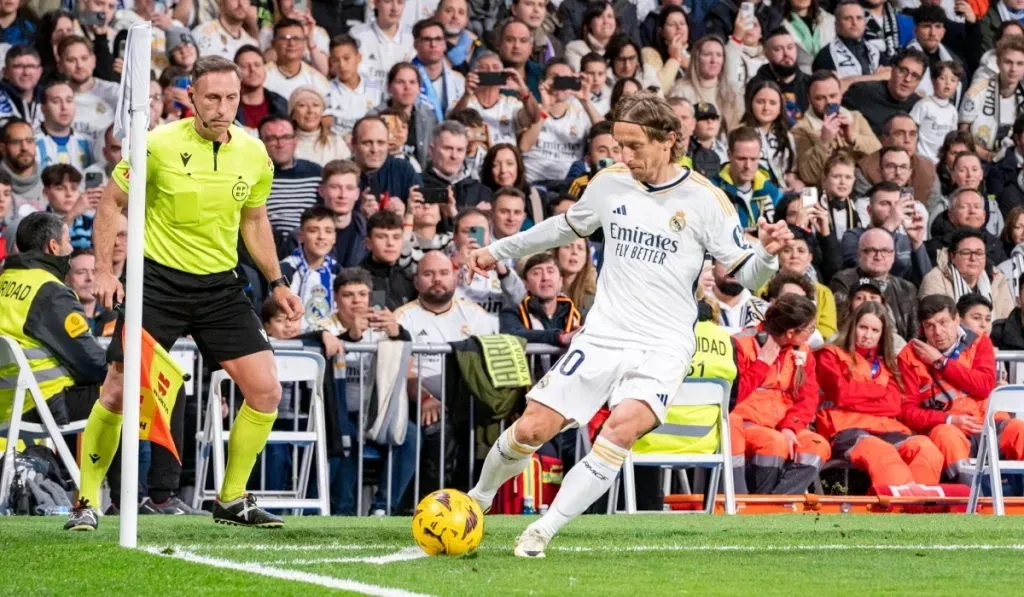 Luka Modric y su córner para poner el 2-0 de Real Madrid: IMAGO