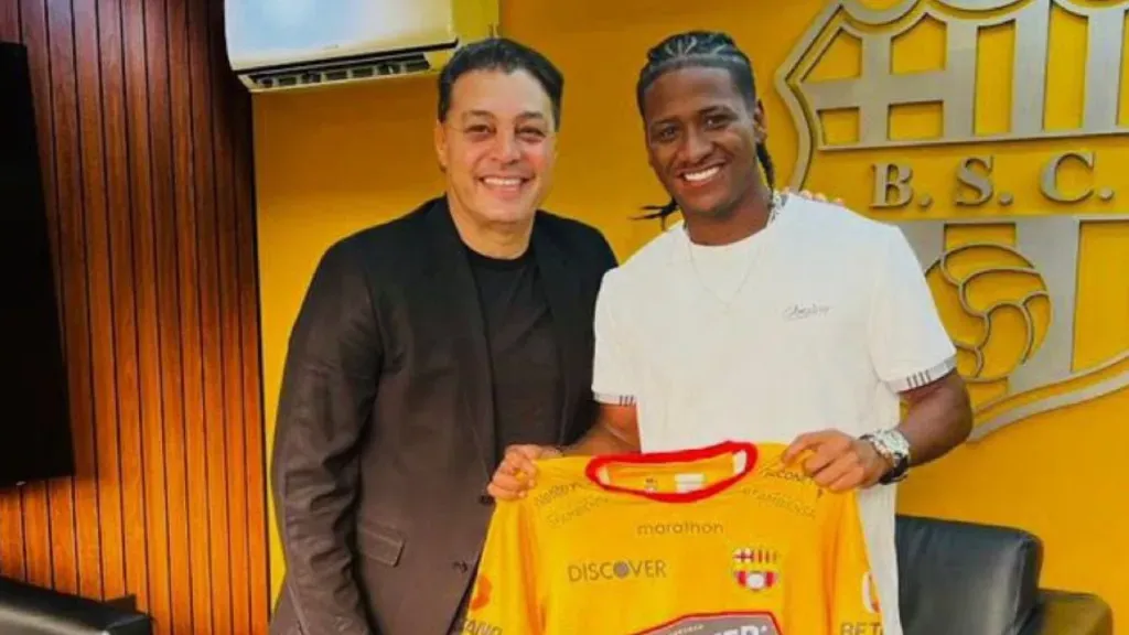 Richard Borja fue uno de los primeros fichajes de Barcelona SC para este 2024. (Foto: @BarcelonaSC)