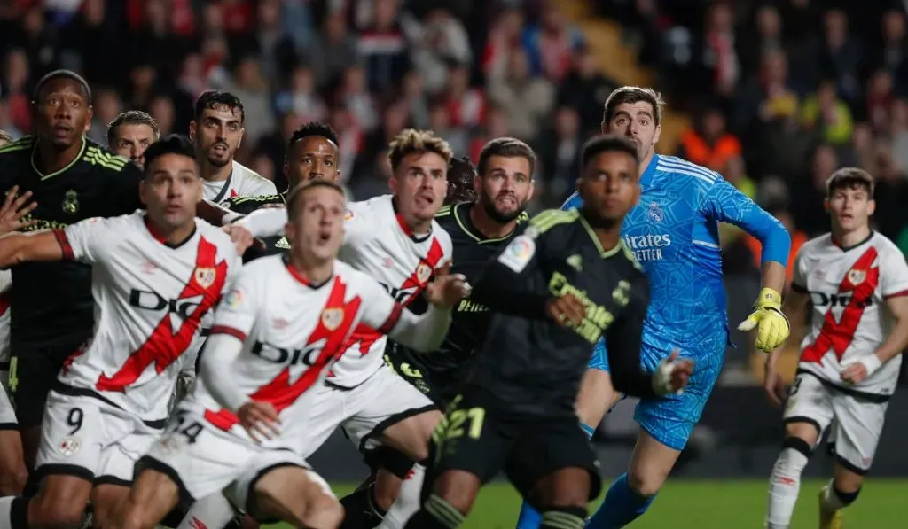 Radamel Falcao y Rodrygo en un Rayo vs. Real Madrid de la temporada 2022/2023: IMAGO