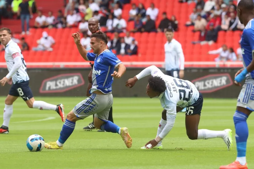 Joseph Espinoza fue un titular fijo en Emelec durante 2023. (Foto: API)