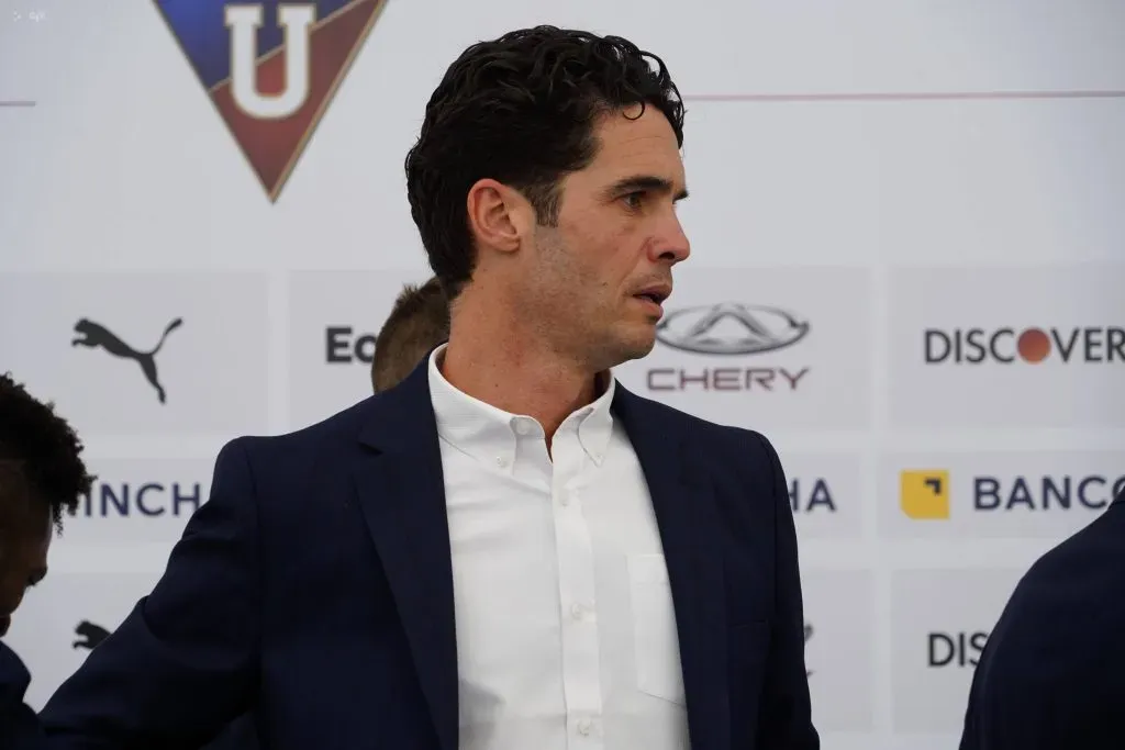 Joseph Alcácer llegó a Liga de Quito en este 2024. (Foto: API)