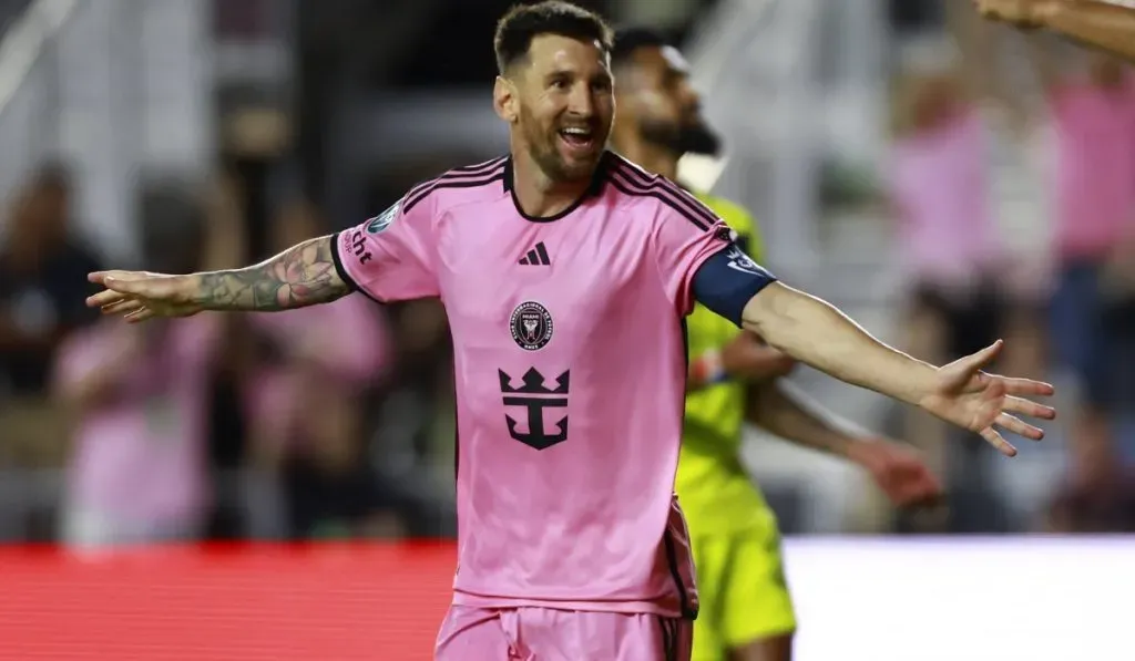 Lionel Messi festeja uno de sus goles con Inter Miami: IMAGO