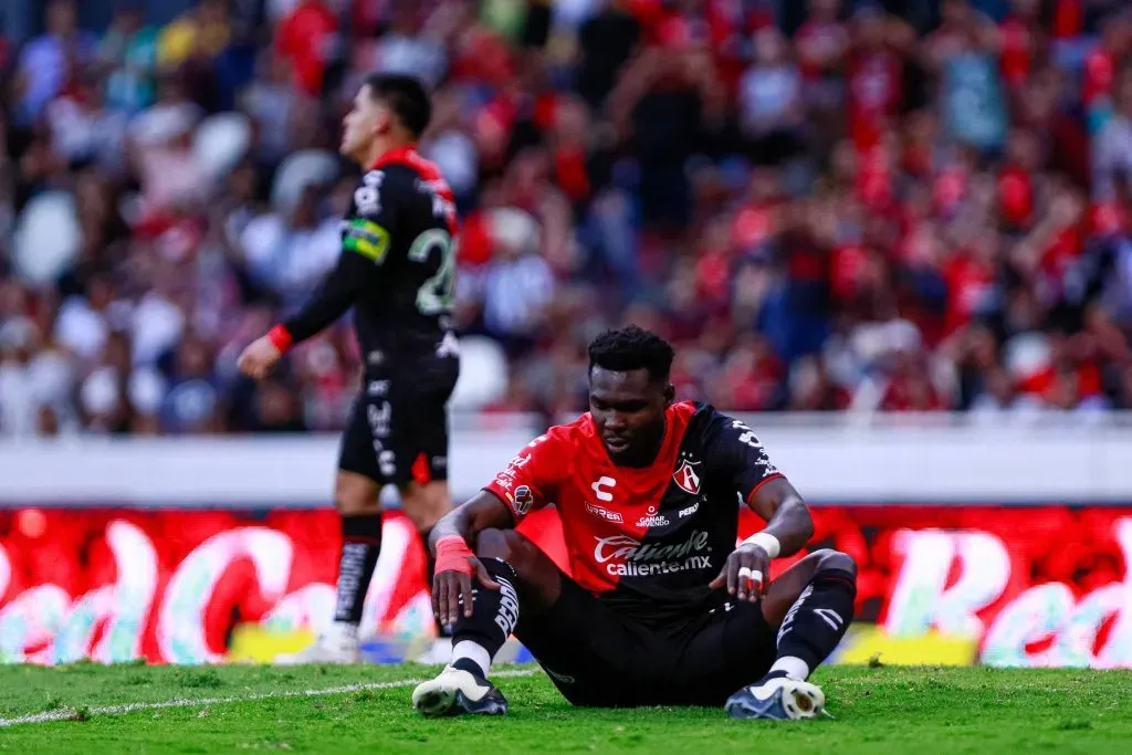 Jordy Caicedo no está teniendo un buen 2024 con Atlas. (Foto: IMAGO)