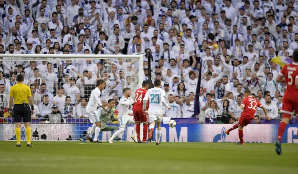 Gol de Kimmich a Real Madrid en la Champions 2017/2018: IMAGO