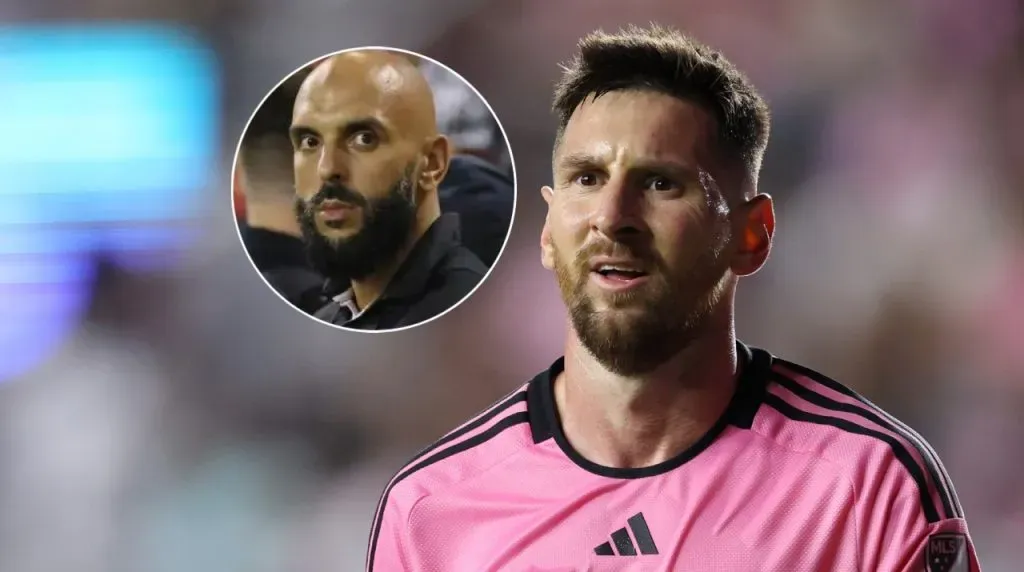 Yassine Cheuko y Messi