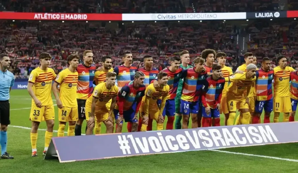 Foto conjunta de Atlético de Madrid y Barcelona: IMAGO