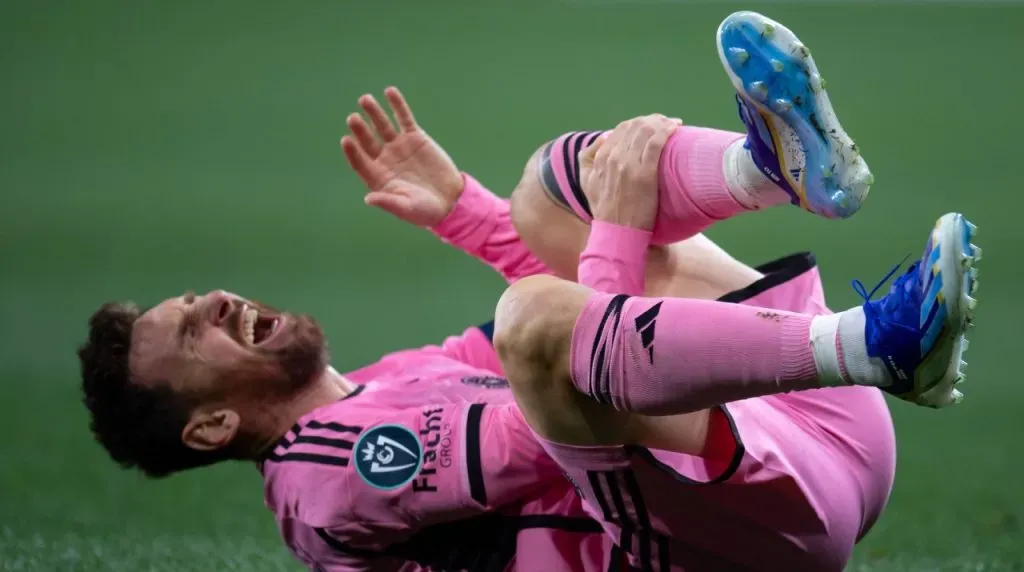 Messi casi sufre una grave lesión vs. Nashville SC. (Foto: Imago)
