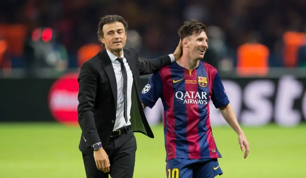 Luis Enrique pone a Messi como uno de los mejores jugadores que ha entrenado: IMAGO