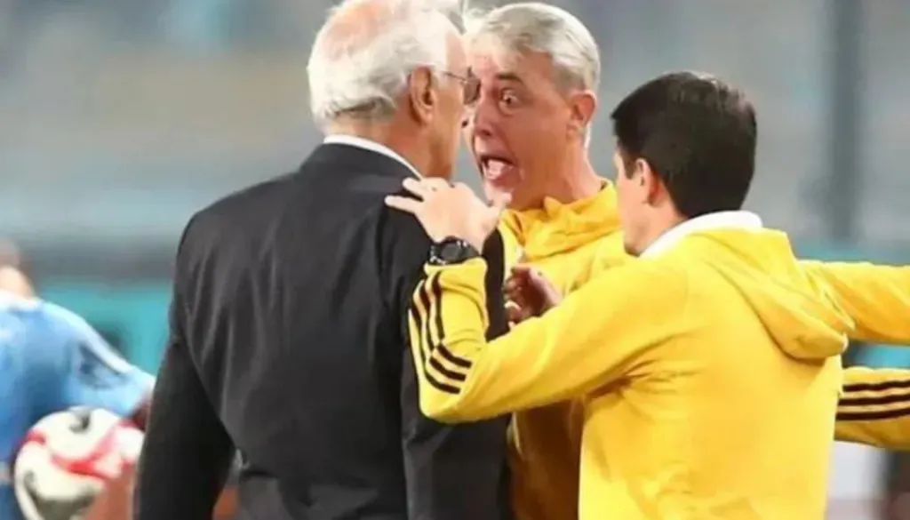 Nunes casi se pelea con Fossati. (Foto: Liga de Fútbol Profesional)