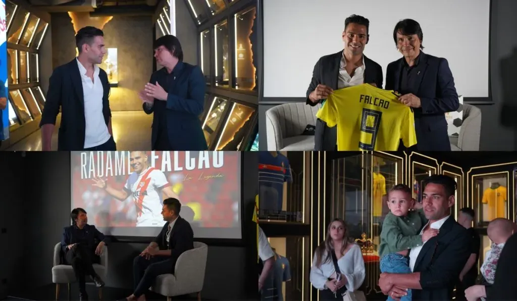 Radamel Falcao durante su paso por Legends, The Home of Football: Legends