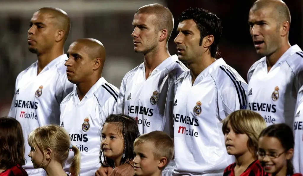 Los Galácticos del Real Madrid, momento donde se estrenó el Libre Azul: IMAGO