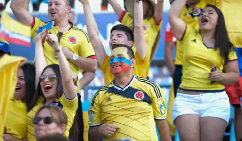 Afición de Colombia ante Camerún por Getafe en 2017: IMAGO