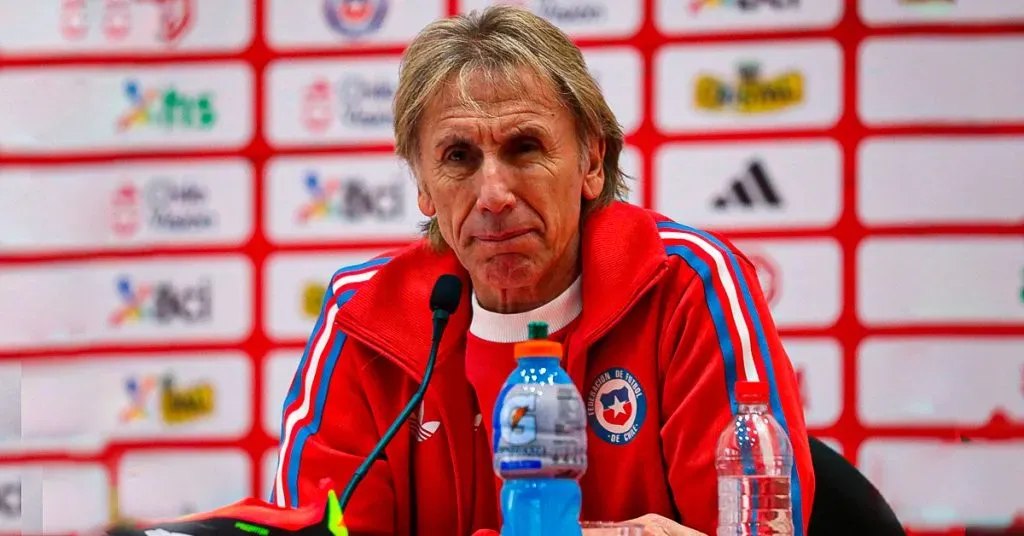 Gareca hablando de Chile. (Foto: Selección de Chile Prensa)