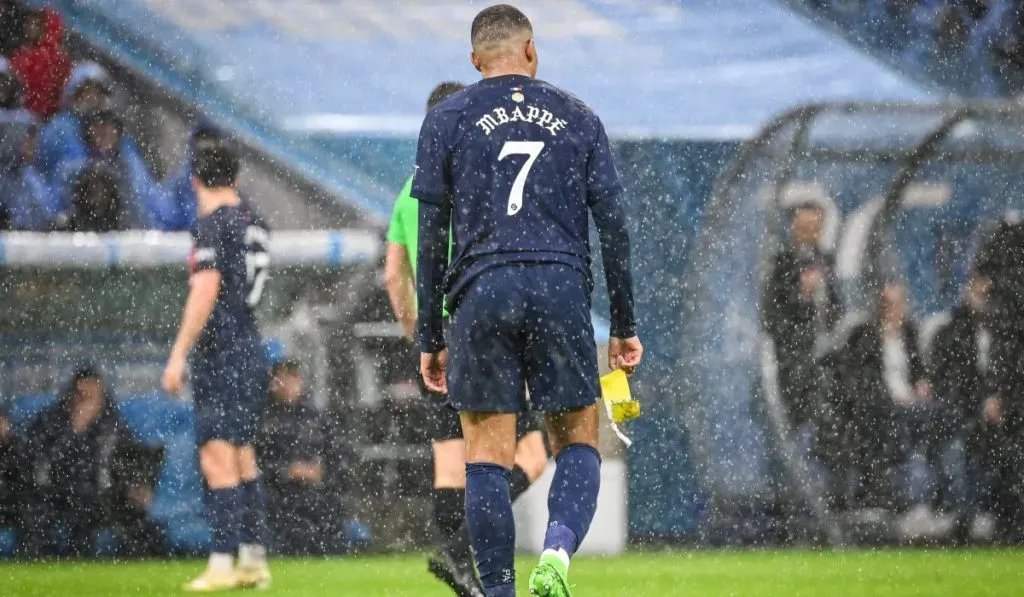 La imagen posteada por Kylian Mbappé en sus redes sociales: IMAGO