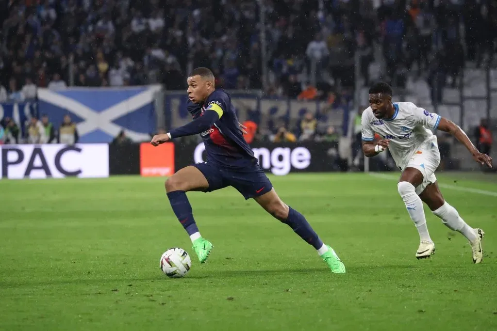 Kylian Mbappé vs. Marsella, en lo que pudo ser su último Clásico de Francia.