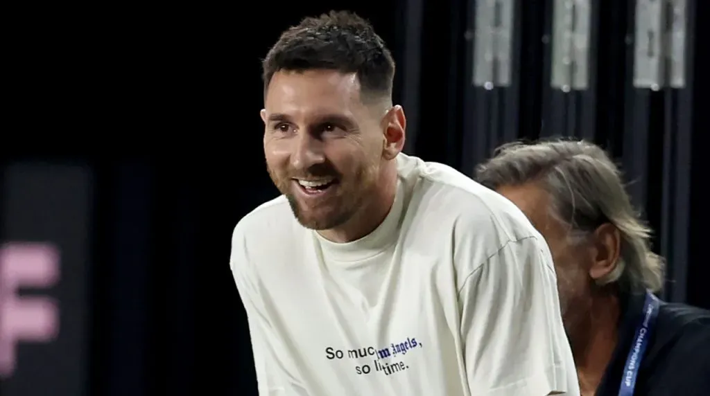 Messi en Inter Miami vs Rayados. (Foto: Getty Images)