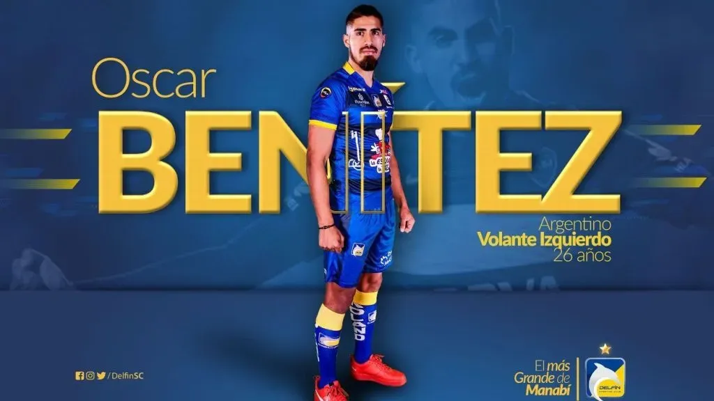 Junior Benítez solo estuvo una temporada en Ecuador. (Foto: @DelfínSC)