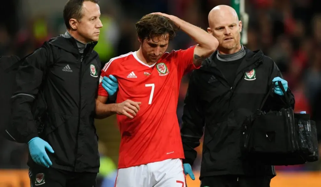 Conmoción cerebral sufrida por Joe Allen con Gáles: IMAGO