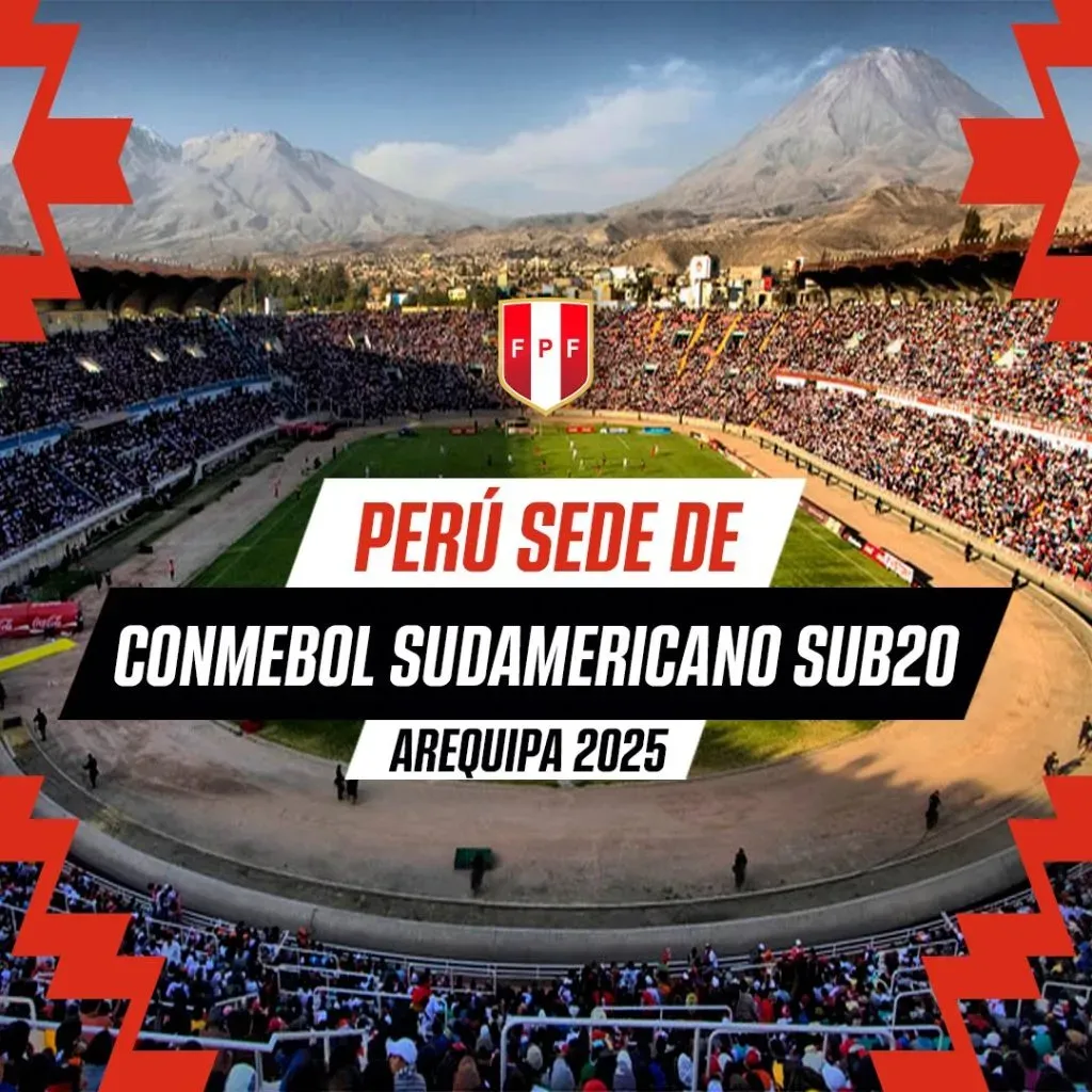 Arequipa será sede del Sudamericano Sub-20. (Foto: FPF).