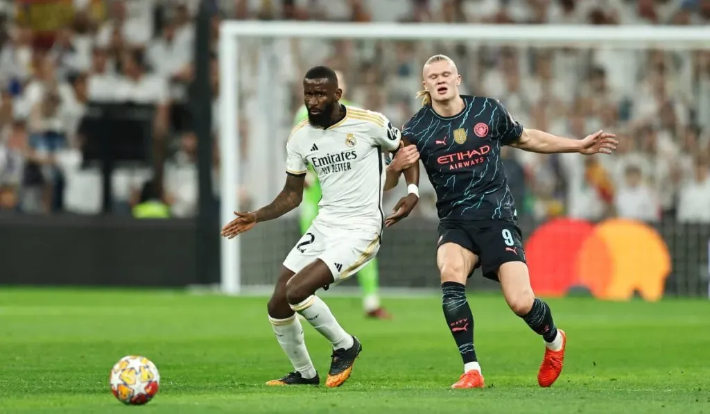 Haaland volvió a sufrir como nunca con el marcaje de Rudiger: IMAGO