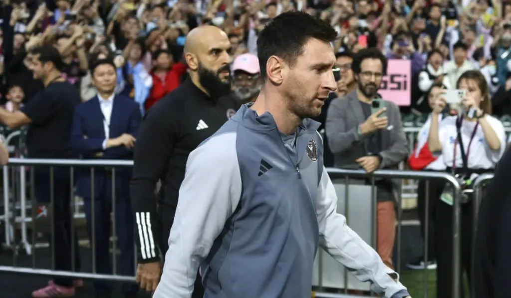 Messi el día previo al amistoso Hong Kong vs. Inter Miami: IMAGO