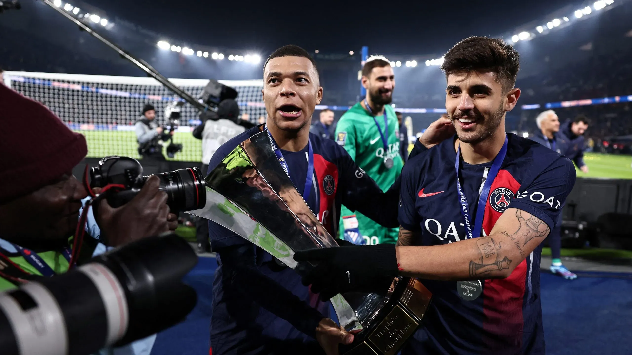 Kylian Mbappé suma 6 títulos de la Ligue 1 con el PSG.