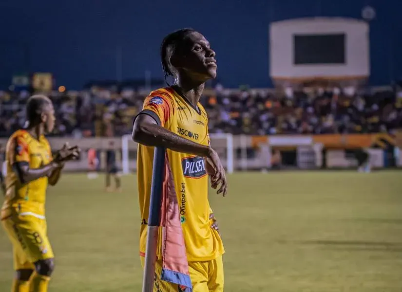 Allen Obando ya marcó su primer gol en esta LigaPro 2024. (Foto: Ecuavisa)