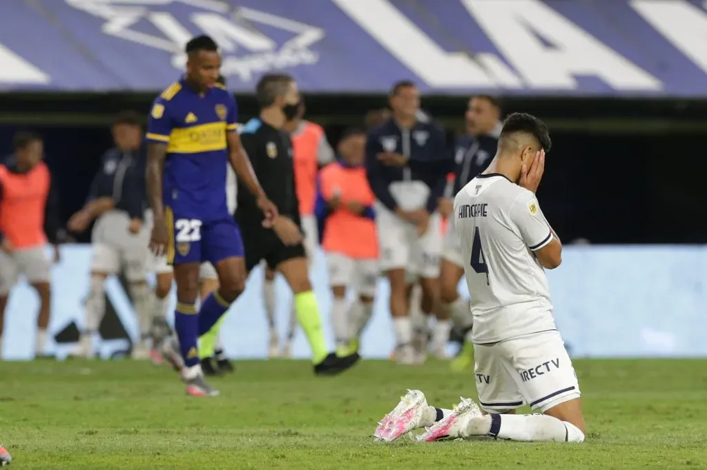 Piero Hincapié estuvo en Talleres de Córdoba en el 2021. Foto: Getty.