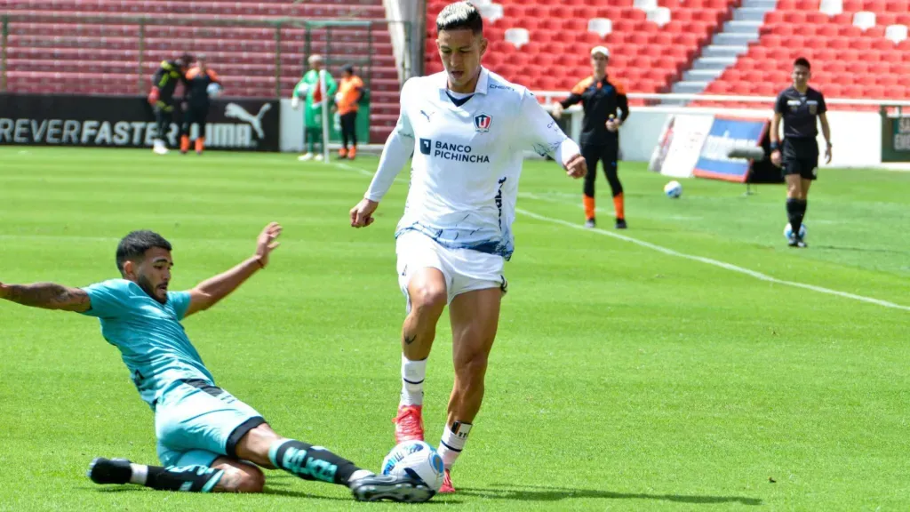 Miguel Parrales fue autor de 16 goles en el 2023 pero no ha tenido minutos esta temporada. Foto: Getty.