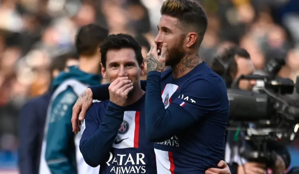 Lionel Messi y Sergio Ramos en sus tiempos por PSG: IMAGO