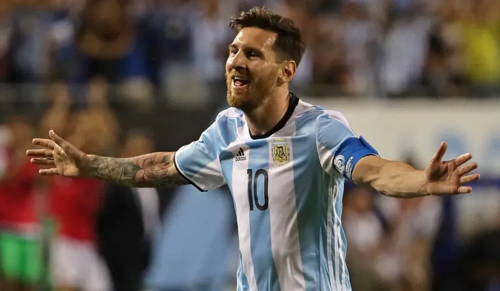 Messi festeja uno de sus cinco tantos en Estados Unidos 2015: IMAGO
