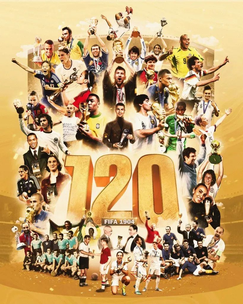 120 años de la FIFA. (Foto: X / @FIFAWorldCup)