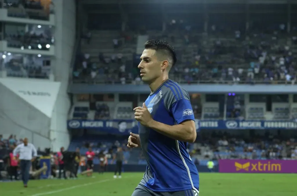 Juan Pablo Ruiz llegó a Emelec a comienzos de este 2024. (Foto: API)
