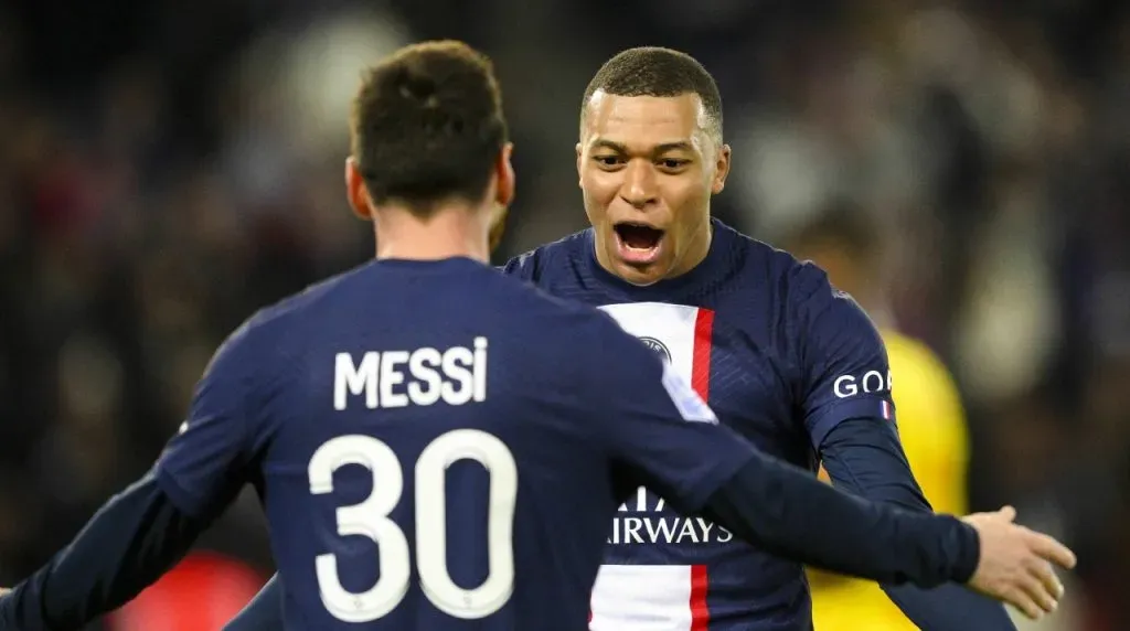 Messi y Mbappé jugaron dos años en el PSG