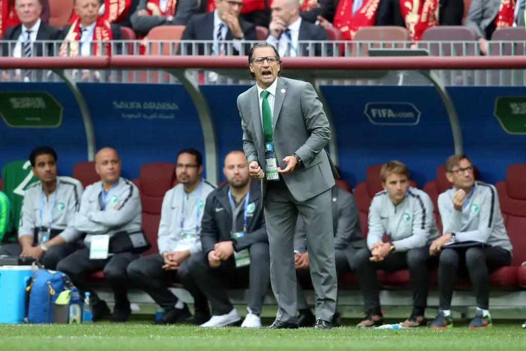 Pizzi dirigió a Arabia Saudita en el mundial de Rusia 2018. (Foto: Imago)